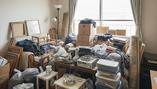 リビング作業前の写真