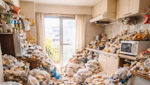 ゴミ屋敷の作業前の写真