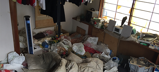 ゴミ屋敷の片付け