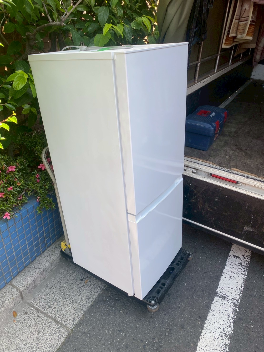 埼玉県上尾市にてHaier JR-NF140M 2022年製 冷凍冷蔵庫を不用品買取